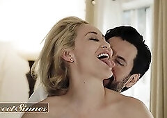 Tommy Pistol's sweet sinner Ryan Keely gets a hard fuck and a messy cum load