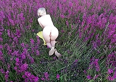 19yo Braided Nymph Nova Gets Fully Naked Outdoors!