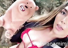 Aventura no cenote.... no last o guia me levou numa parte vazia e deixe ele tocar a ppkinha???? Vide