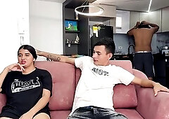 Whilst my spouse's cuckold makes lunch Lalin girl whore gets screwed by stranger until this chab cums in her vagina