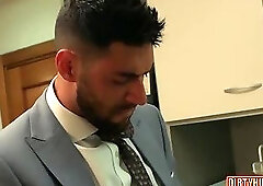 Muscle gay anal sex with cumshot