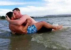 Next Door Buddies: Bareback on the Beach