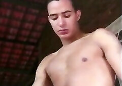 Hot young stud moans while fucking his boyfriend's tight asshole