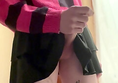 Mommy’s man sausage is too immense for her mini-skirt