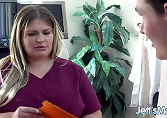 Chubby Nurse Tiffany Star BBW Fucks While on Duty
