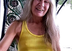 Cute amateur brunette naughty in solo jerking show on camera