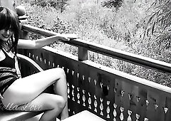 My Stepmother Noticed how I was Watching her from the Window of the Room. her Reaction! Wow!