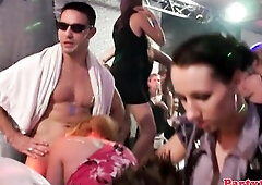 The beat's banging away and so are the dancers. DP with a Czech party chick? Easily done!