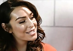 Hot Tgirl Chanel Santini hard anal bang in the jail