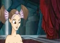 Star wars porn cartoon with clones getting to play with a super horny princess