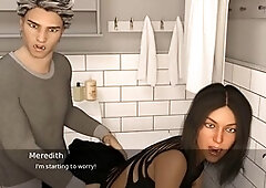 Bathroom sex, 3d porn, curvy milf
