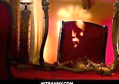 Snow white meets with Tranny queen - Emily Willis and Natalie Mars