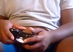 Plump Gamer Snacks On Some Takeout