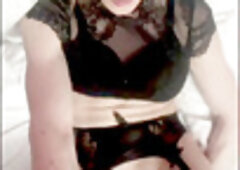 Anal toy, chastity sex, trans sexy