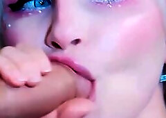 Blonde Cock Sucker Pleasures Her Lover