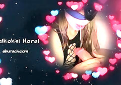 Join Oksi for an aesthetic and indecent session where smokin' meets intensive amateur excitement. See her in hawt ebony nylons as this babe takes