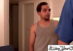 Young man gets vigorous blowjob from gay deviant