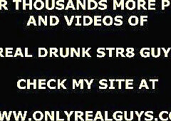 str8 guy naked & pissing in a parking lot...