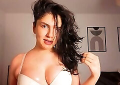 Beautiful Dominant Trans Teases, Talks Dirty And Face Fucks Guy