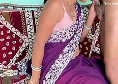 Indian Desi Bahu Enjoying Sex Moments With Sasur In Bedroom Full Hindi Audio