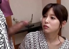 Japanese Housewife Sucks Her Man