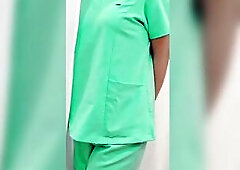 Pin that hawt nurse down on the couch and bang her hard - Nàng Hộ lí lồn xinh