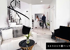 Leilani Li, Jade Venus And Lola Morena In Jilted Trans Bride Sucks & Flip-fucks Her Rescuer