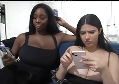 Pornstar shares live baddie friend big penis