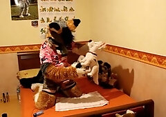 Fursuit, gay furry fursuit, charmander plush cum reupload