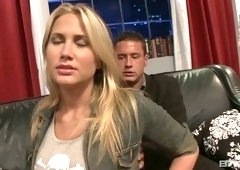 Wells tacked bitch Alanah Rae is fucked hard in her whorish muff