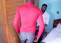 Big-titted MILF and shaved teen slut get double-penetrated by two huge black cocks in a brutal behind-the-scenes POV gangbang