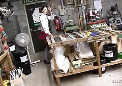 Tiny Dorm Hottie Roxanne Seduce To Rough Assfucking MMF Fuck