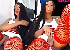 huge cock latina shemale twins