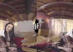 Emily Mayers & Jasmine Jae VR Porn: Do What We Say, Little Bitch - DarkRoomVR