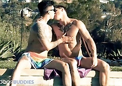 Gay-porn, without a condom, kian-kane