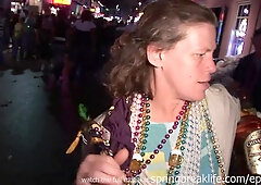 Mardi Gras Street Displaying