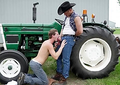 Falcon Studios: Man-Cave Fun after the Tractor Fix