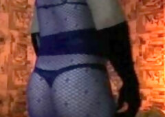 tranny sissy hunk shows butt and schlong part 1