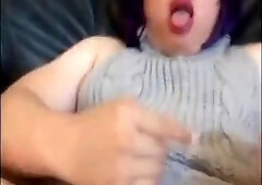 Asian Sissy Jerking off in VKS Sweater 3