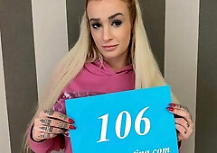 Fake breasted diva Daisy Lee enjoys a casting fuck