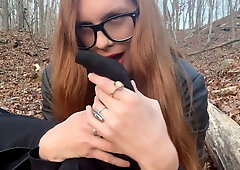 Worshiping my stinky feet after a hike - Foot fetish action