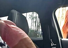 Risky masturbation in public!