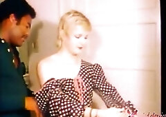 Diamond Collection 1 70's blonde cutie in an interracial sex scene