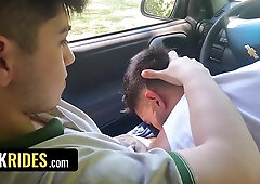 Driver Porks His Passenger for Nuzzling His Lingerie