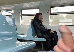 Public Dong Flashing on a Teach - Stranger Woman Was Shocked When This babe Saw My Ramrod