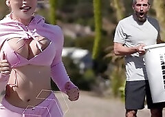 Caring milf Krissy Lynn takes care of stepson's penis