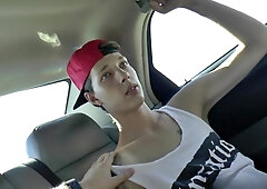 Backseat Handjobs for Will and Hunky Simon