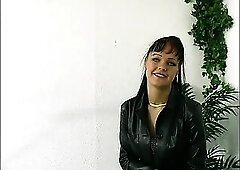 Brunette hair sweetheart takes a large sex toy in her slippery snatch on her fresh casting. This babe cums hard from it and is up for greater amount a