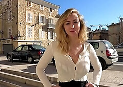 Elisa, beautiful blonde with huge breasts