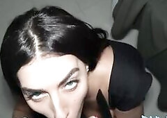 I saw Ava Koxxx awaiting for the bus and that babe had such valuable melons I pulled out my dong and beginning jerking off in public. I guess I was al